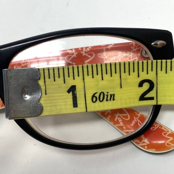 Ray Ban RB 2168F Year 2000's Black Frame Logo Inside Prescription Lenses - Picture 15 of 16